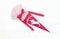 Preview: Geschwisterschultüte Motiv Einhorn pink