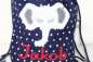 Preview: Turnbeutel Mini mit Elefant Detail