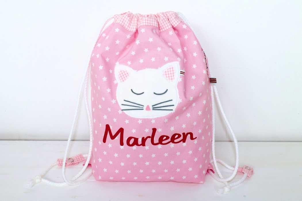 Turnbeutel Mini mit Katze