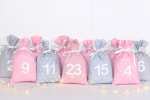 Mobile Preview: Adventskalender aus Stoff