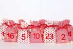 Mobile Preview: Adventskalender rot weiss