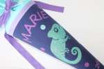 Mobile Preview: Chamaeleon lila tuerkis